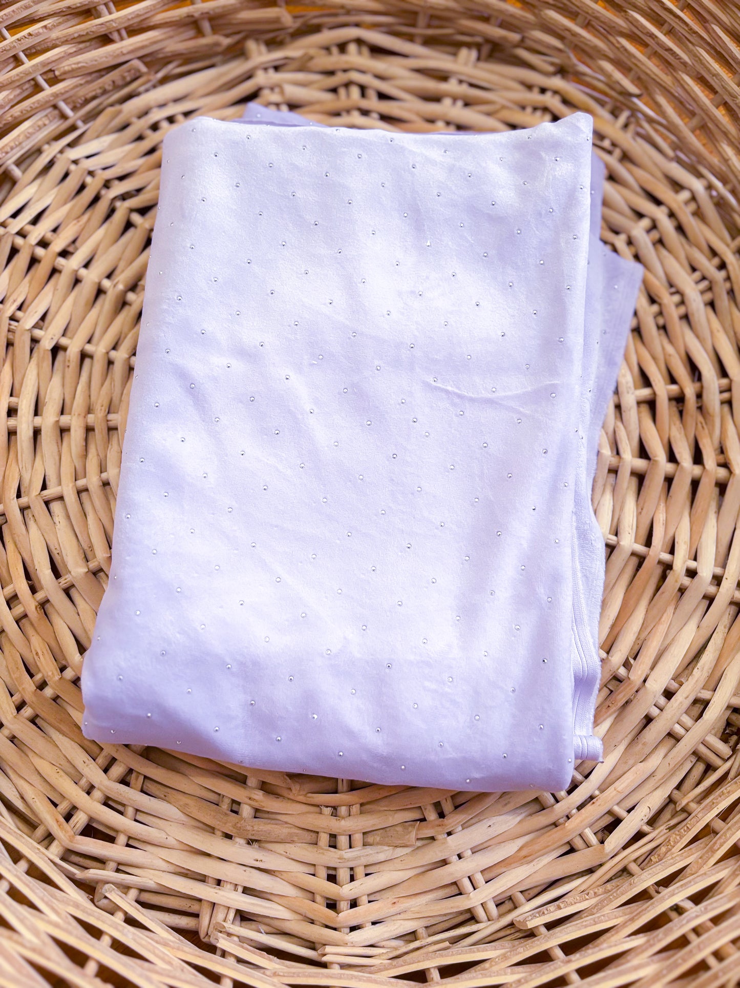 Lavender Rhinestone Velvet