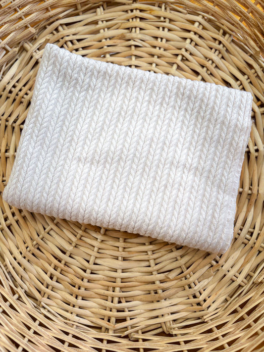 Cream Cable Knit