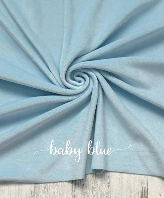 Baby Blue Plushy Velvet