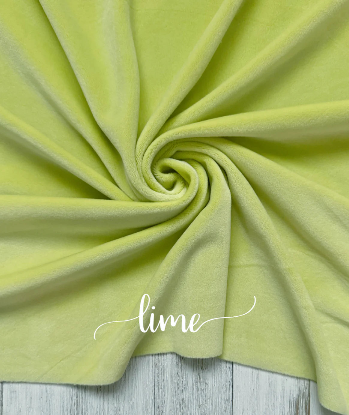 Lime Plushy Velvet