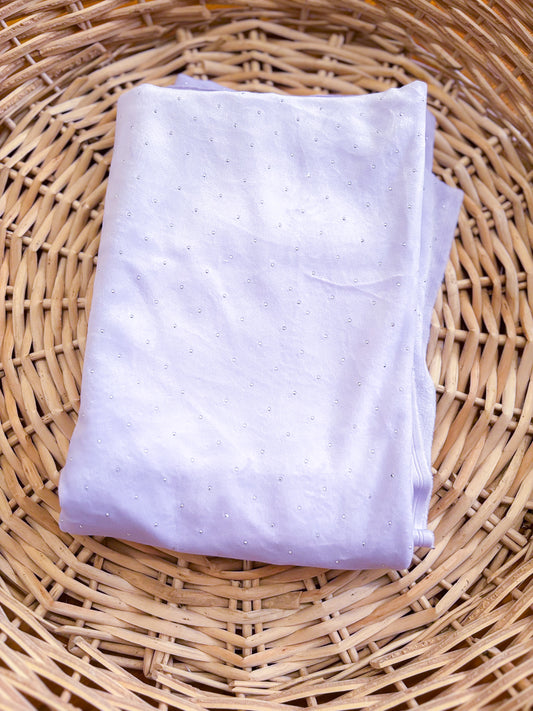 Lavender Rhinestone Velvet